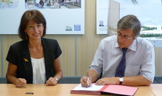 Signature d’une convention de partenariat entre le CRDP et l’EPA Plaine du Var 